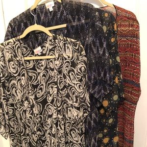 Lot of 4 LuLaRoe size Large Monroe’s